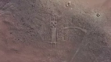 Mysterious geoglyphs of the Atacama Desert in Chile