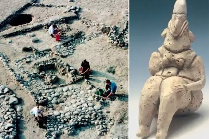 What did the 8,000-year-old figurine of Mother goddess tell archaeologists?