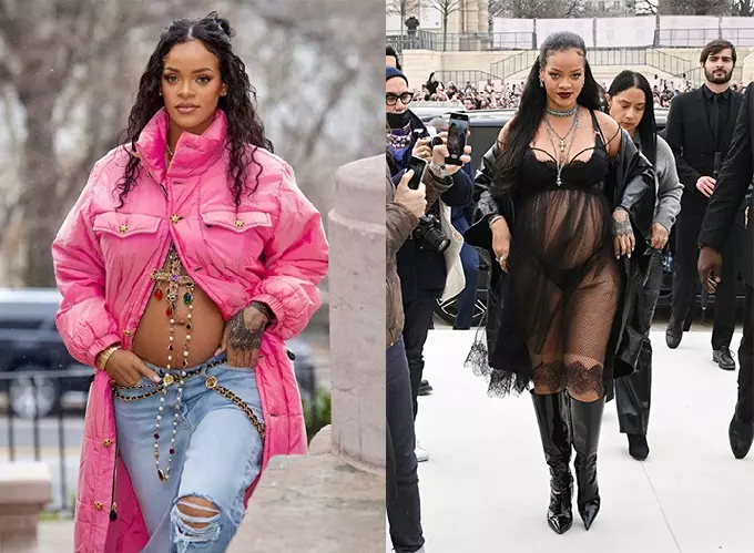 Rihanna – how to turn pregnancy into a cult
