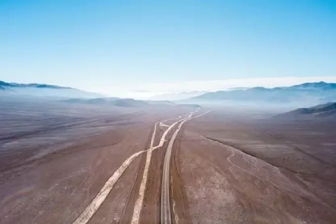 Mysterious geoglyphs in Chile