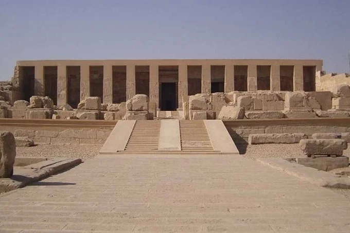 Abydos temple and mysterious hieroglyphs