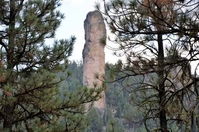 Stein’s Pillar is one of Oregon’s geological stones.