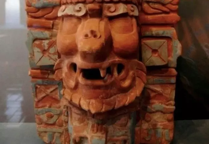 The Mayan sun god