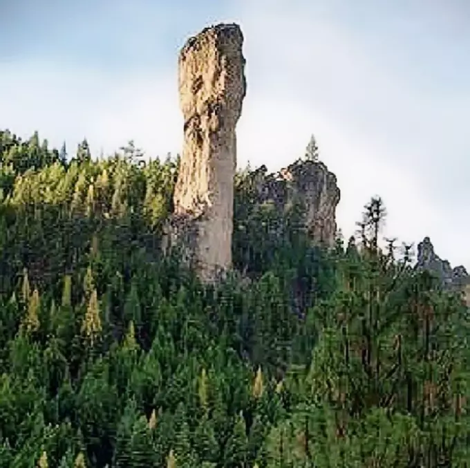The rock was named Steins Pillar after Major Enoch Steen
