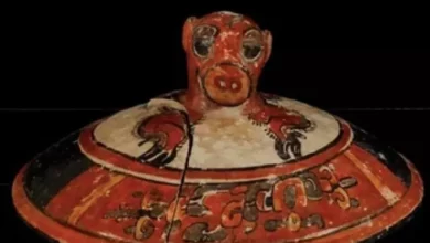 Unique Mayan masks and a pyramid of the sun god from Guatemala