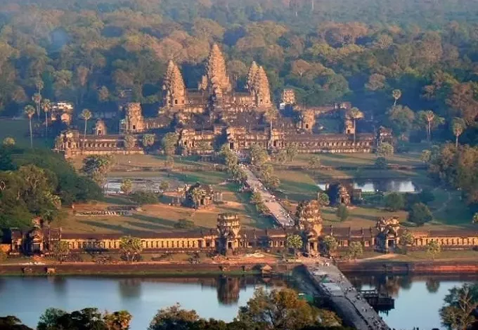 Who built Angkor Wat?