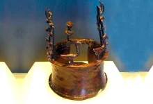 The oldest known crown