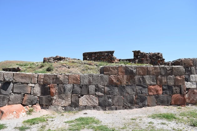 Foundations of ancient cities near Teishebaini of the ancient kingdom of Urartu.
