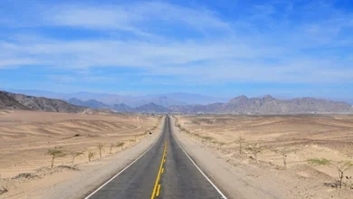 Pan-American Highway. Peru