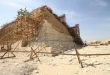 Pyramid construction in Ancient Egypt BC