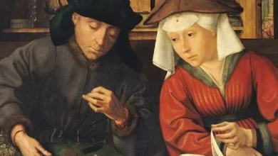 The Moneylender and his Wife, Quentin Massys, 1514.