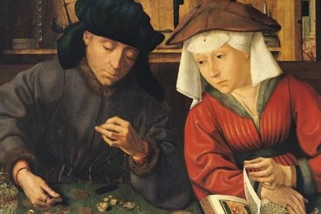 The Moneylender and his Wife, Quentin Massys, 1514.