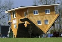 The Upside-down house