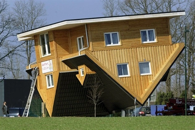 The Upside-down house