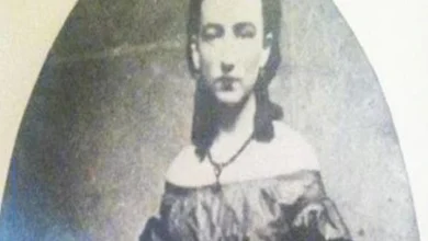 Ida Wood in the 1860s.