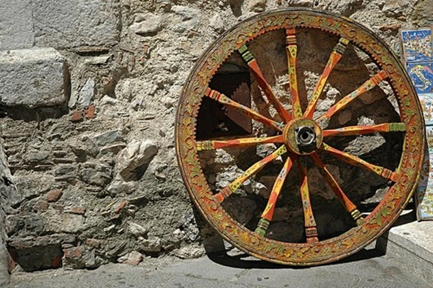 The origin of the wheel