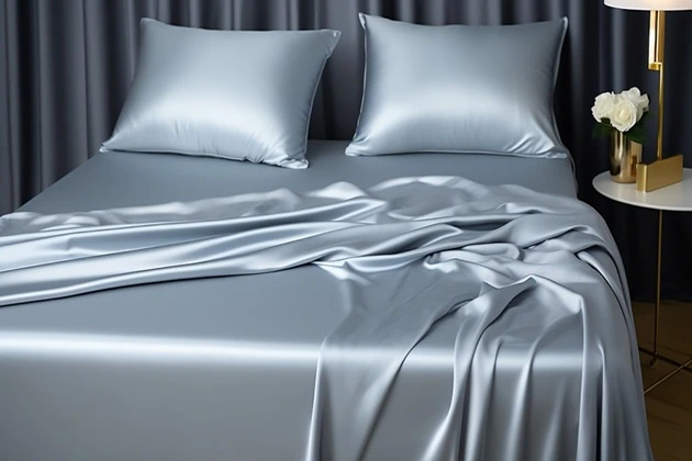 Silk bedding is believed to have healing properties.