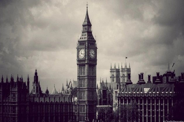 The famous Big Ben at the end of the 19th century
