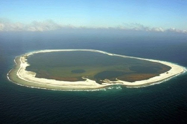 This is what Clipperton Island looks like today.