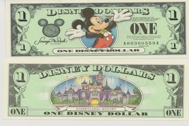 Disney Dollars.