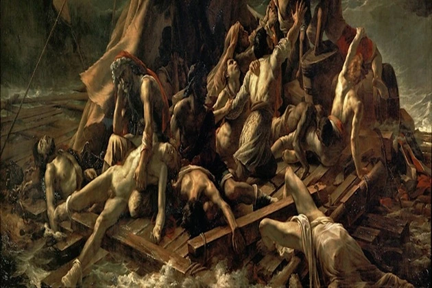 Géricault's most famous painting, The Raft of the Medusa