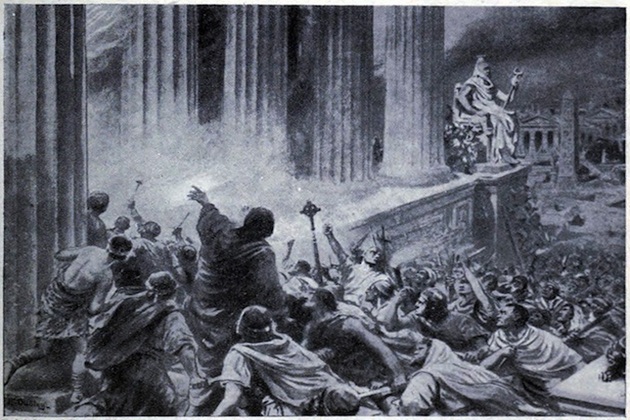 Library of Alexandria was destroyed