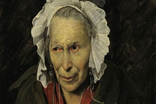 Portrait of a woman addicted to gambling by Théodore Géricault