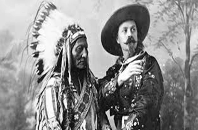 Sitting Bull with  Buffalo Bill 