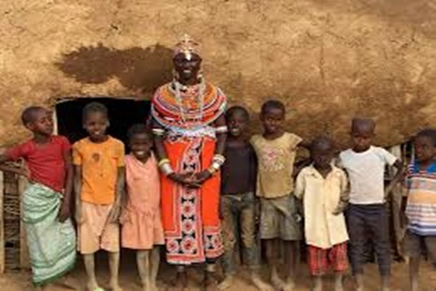 The women in the village lived with the children and opened a school for them.