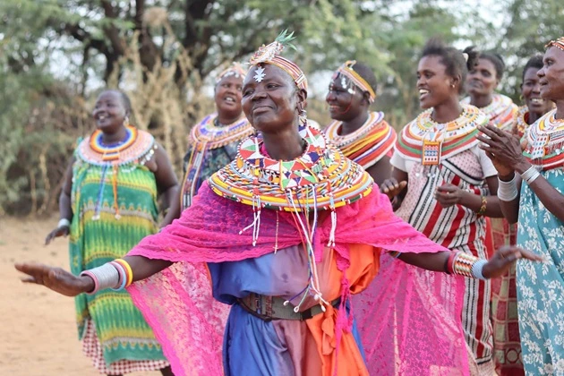 Women built a village without men.
