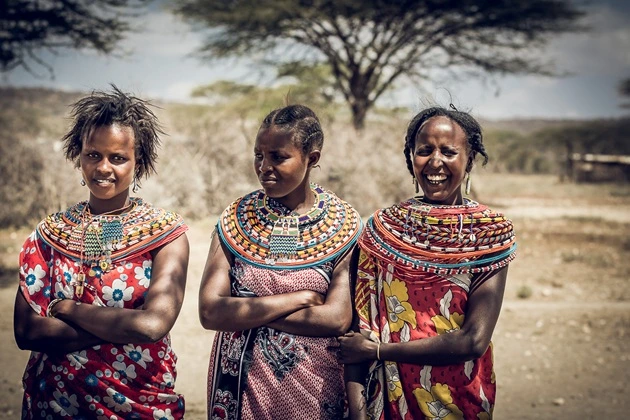 Women of the Samburu tribe.