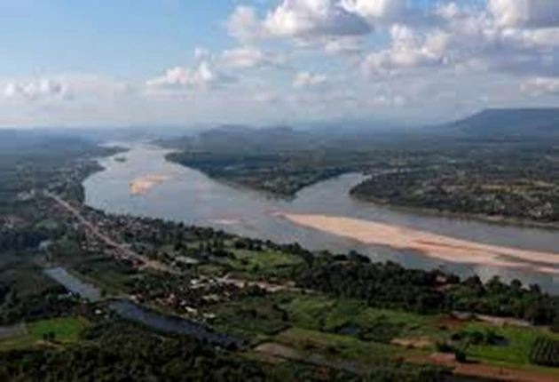 The Mekong River in China.
