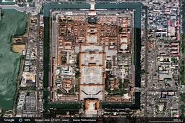 Plan of the Forbidden City.