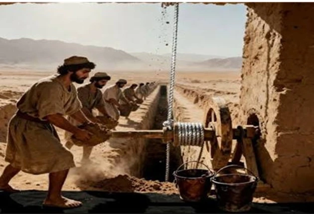 Mohandi are the builders of qanats