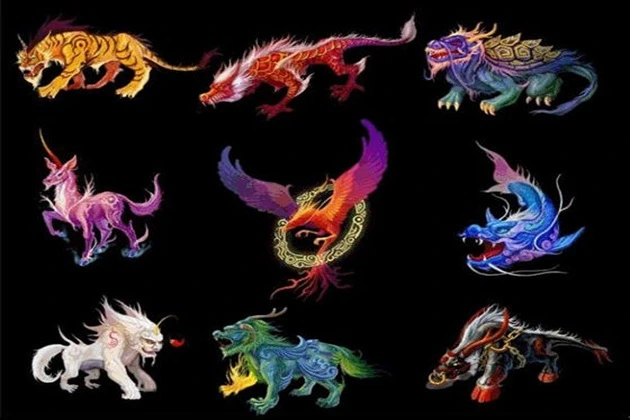 Nine sons of the dragon.
