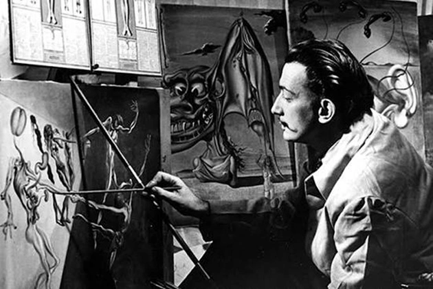 Salvador Dali showed his talent as a painter early on.
