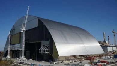 Chernobyl sarcophagus