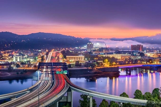  The interstate highway system of the USA