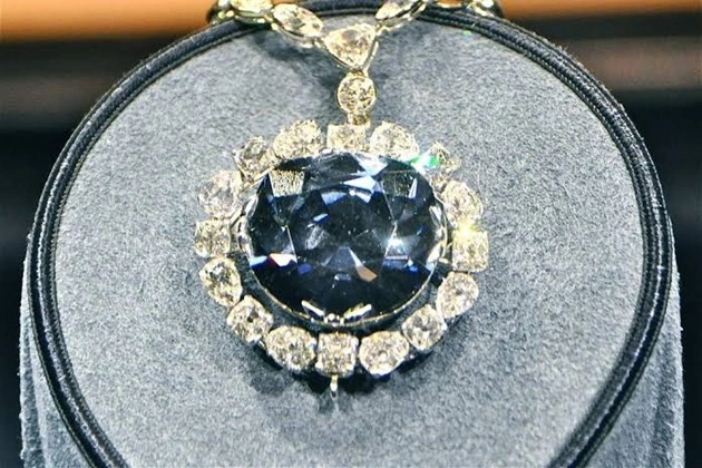 The magnificent Frenchman Blue diamond, later known as the Hope Diamond