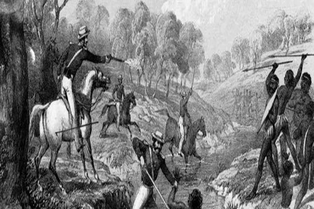 The British put an end to the lives of the Aborigines.
